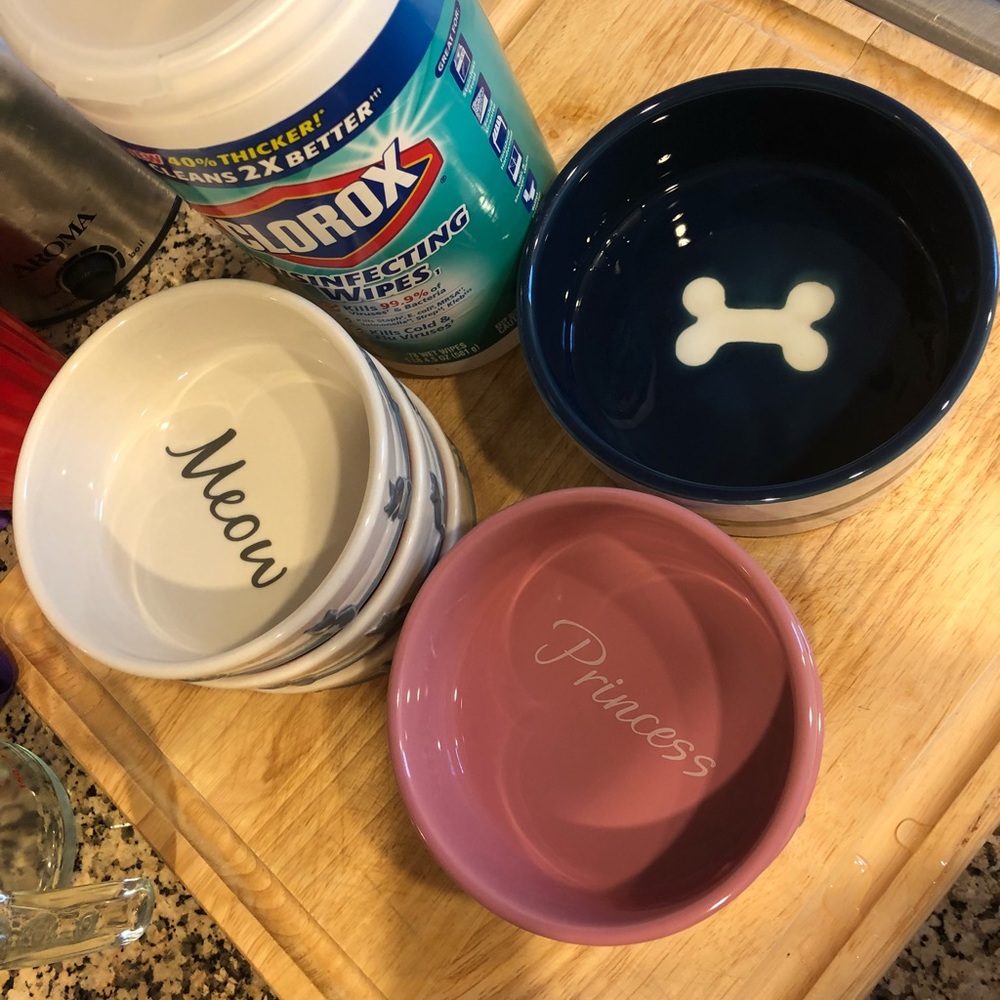 Pet food bowl